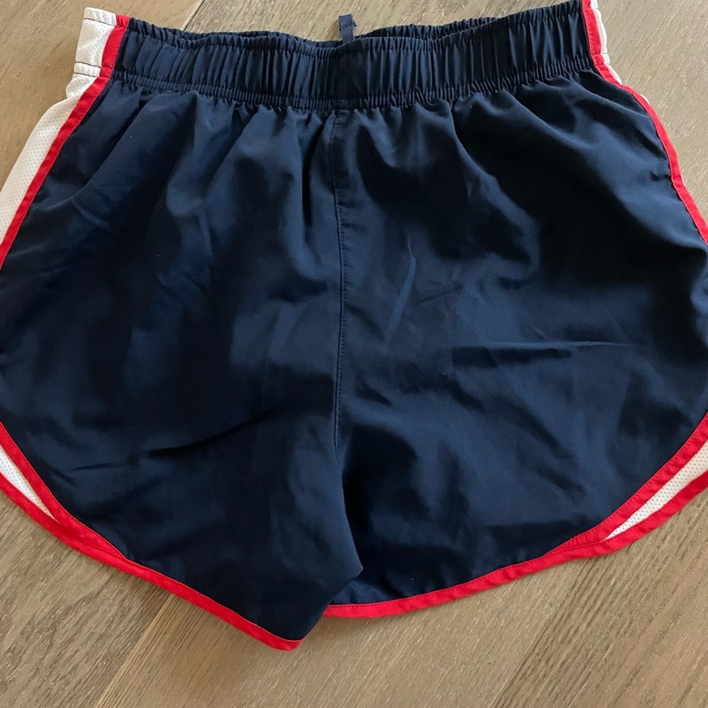 Nike Ole Miss Blue and Red Athletic Shorts with Elastic Waistband. Worn once. - Picture 3 of 4